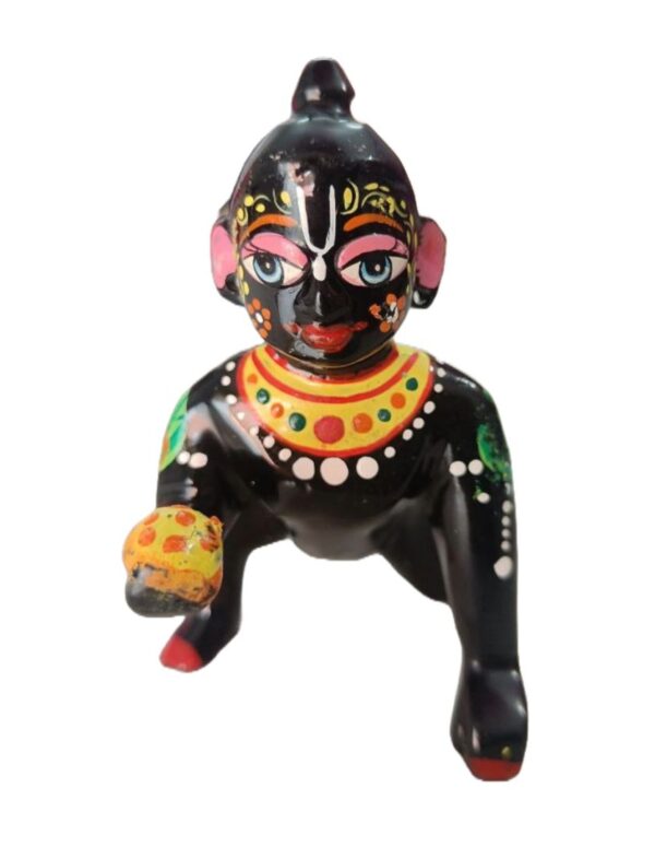 brass black laddu gopal idol