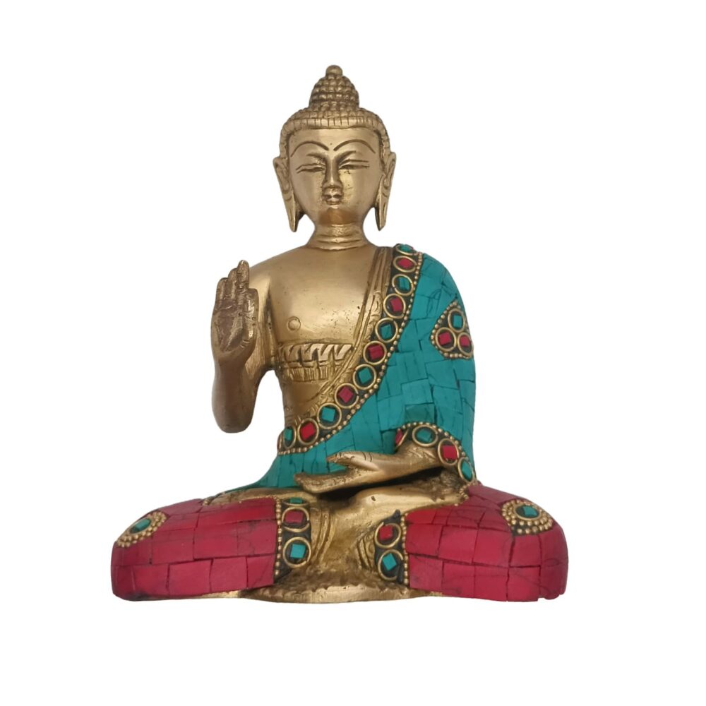 brass buddha idol