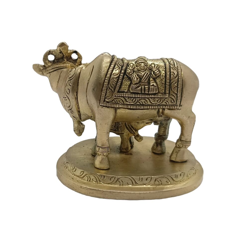 Brass Cow Calf idol
