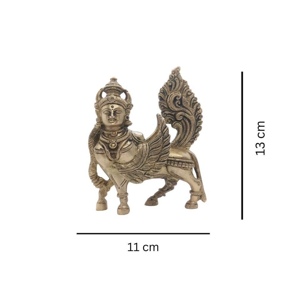 Brass Kamadhenu statue