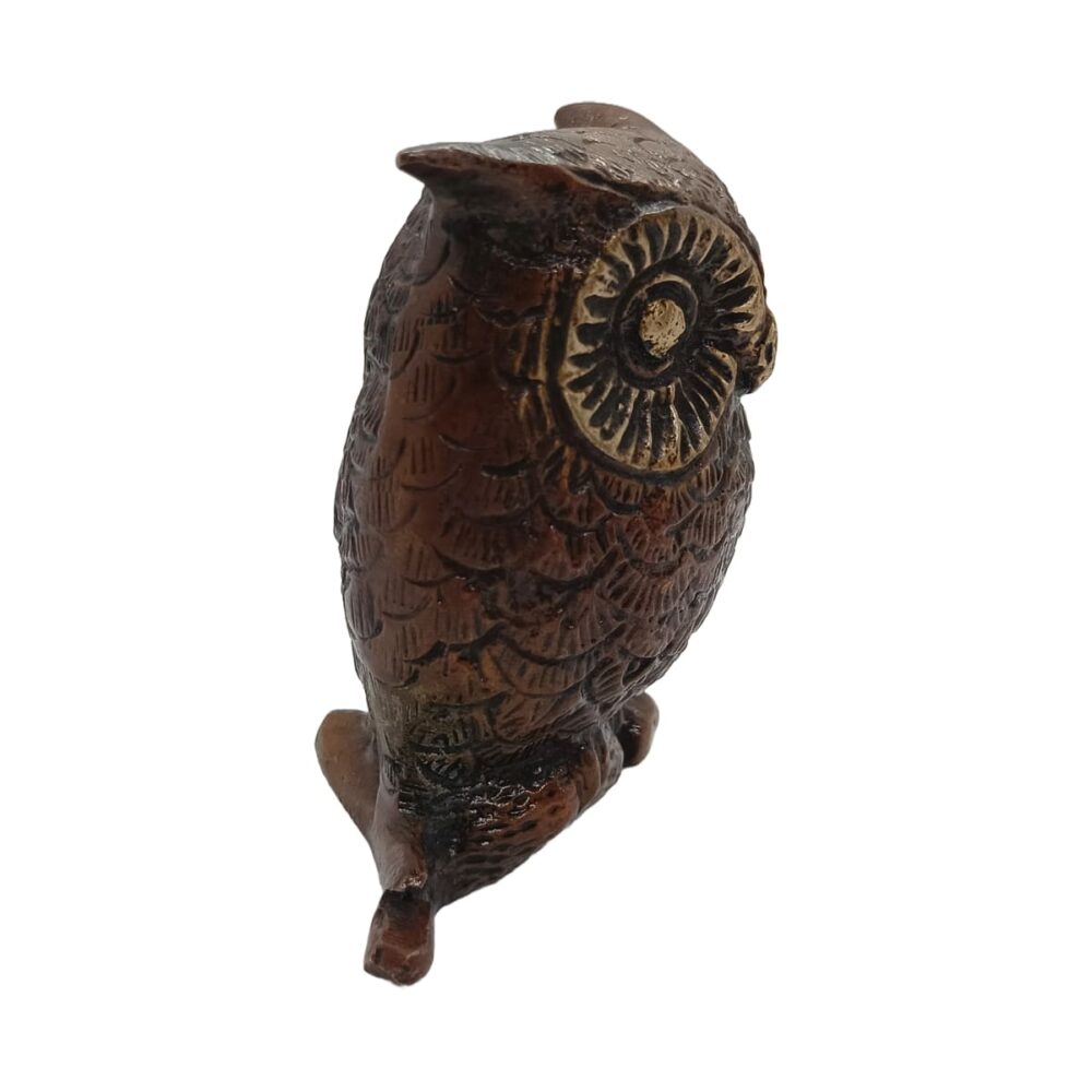 brass owl idol