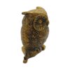 brass owl idol left side