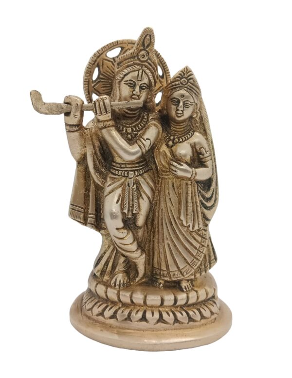 Brass Radha Krishna idol